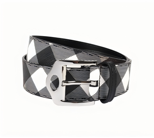 Burberry Reversible Grainy Leather Belt
