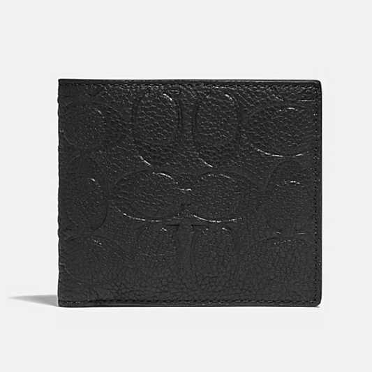 Coach Coin Wallet in Signature Leather
