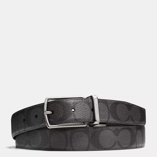 Coach Harness Buckle Cut To Size Reversible Belt, 30 mm