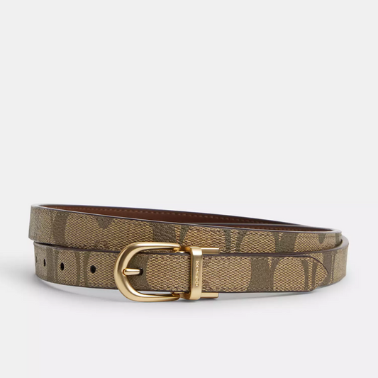 Coach Classic Buckle Cut-To-Size Reversible Belt 18mm