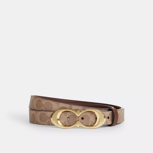 Coach Signature Buckle Belt 25mm