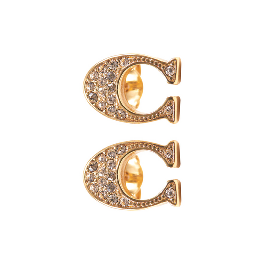 Coach Signature Stud Earrings